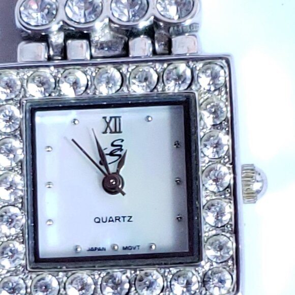 Rhinestone Watch, Vintage - Picture 3 of 3
